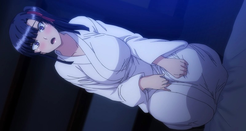 「巨乳人妻が3P中出しで羞恥プレイ｜OVA催眠性指導 宮島椿の場合【アニメ】」のサンプル画像5枚目