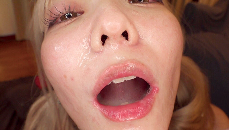 「美少女お嬢様・藍瀬ミナが魅せる濃厚フェラ＆ごっくん顔射プレイ完全収録」のサンプル画像2枚目