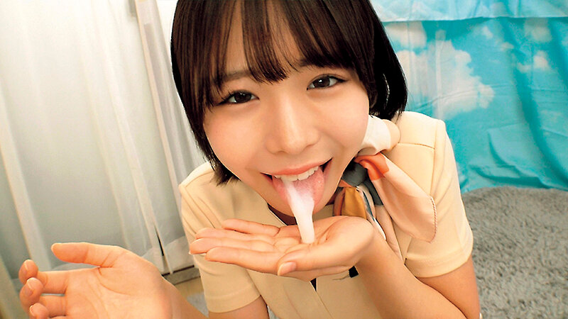 「【素人】美人受付嬢がデカチンをじゅぼじゅぼフェラ＆中出し！制服姿の淫らな姿がエロすぎる」のサンプル画像5枚目