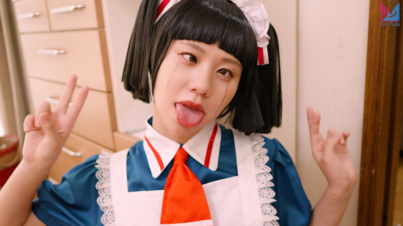 「五芭のメイドコスプレで美乳スレンダーボディ披露！中出し＆顔射フェラご奉仕プレイ」のサンプル画像2枚目
