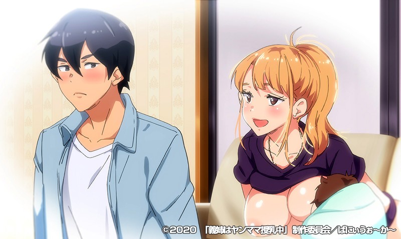 「【人妻・巨乳】義姉ヤンママの母乳プレイ＆中出しフェラ奉仕！禁断の浮気セックス」のサンプル画像2枚目