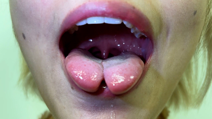 「【素人美容部員】はるのちゃんの口内観察プレイ動画｜歯・舌・喉をじっくり接写【フェチ映像】」のサンプル画像2枚目
