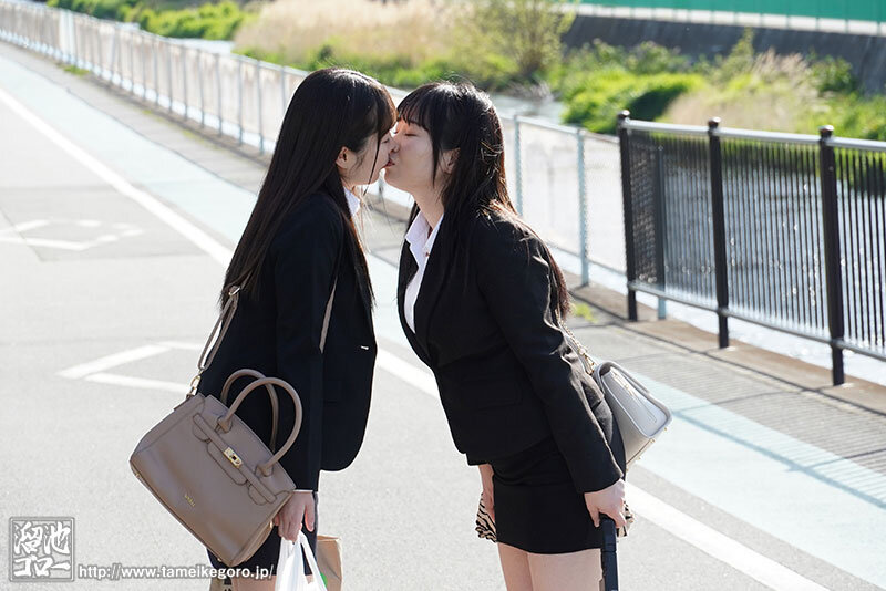 「松丸香澄×北村海智がレズキス解禁！巨乳美女2人の濃厚レズビアン温泉旅行」のサンプル画像12枚目