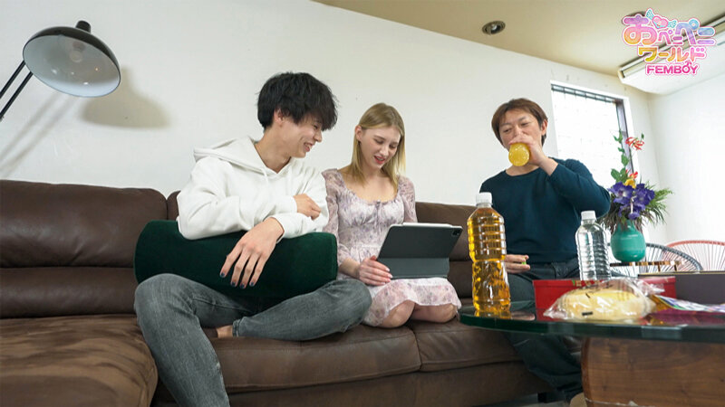 「メロディー・雛・マークス×雫こころ｜ニューハーフとレズ3Pアナルプレイ♡性別混合シェアハウス」のサムネイル