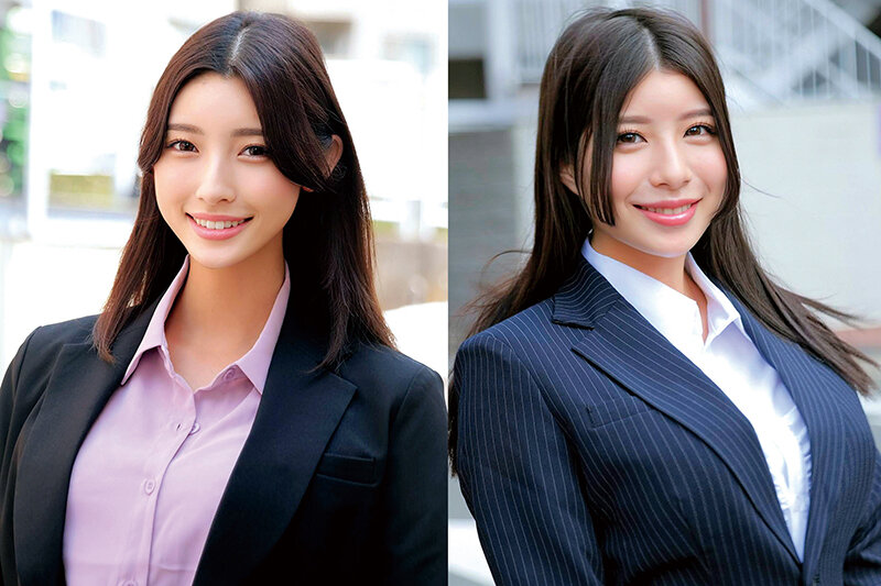 「【素人OL】巨乳制服美女をナンパして中出し！黒パンスト姿の丸の内OLかな＆つかさに密着」のサムネイル