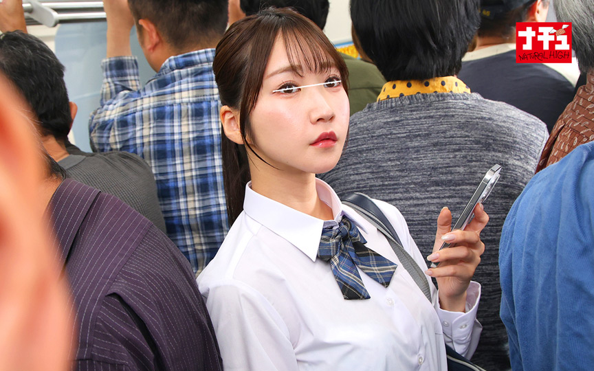 「【素人JK】オヤジ好き巨乳美少女が対面羞恥で何度も絶頂！濃厚ベロキス痴漢プレイ動画」のサムネイル