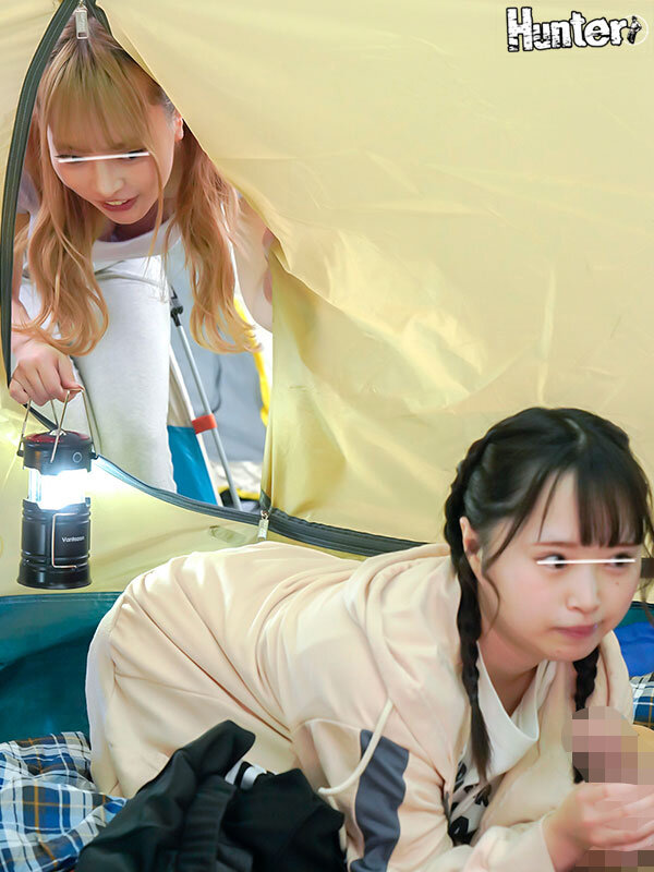 「【素人】ソロキャンプ女子と3P・4Pハーレム中出し！巨乳美女が入れ替わりフェラ＆連続セックス」のサンプル画像3枚目