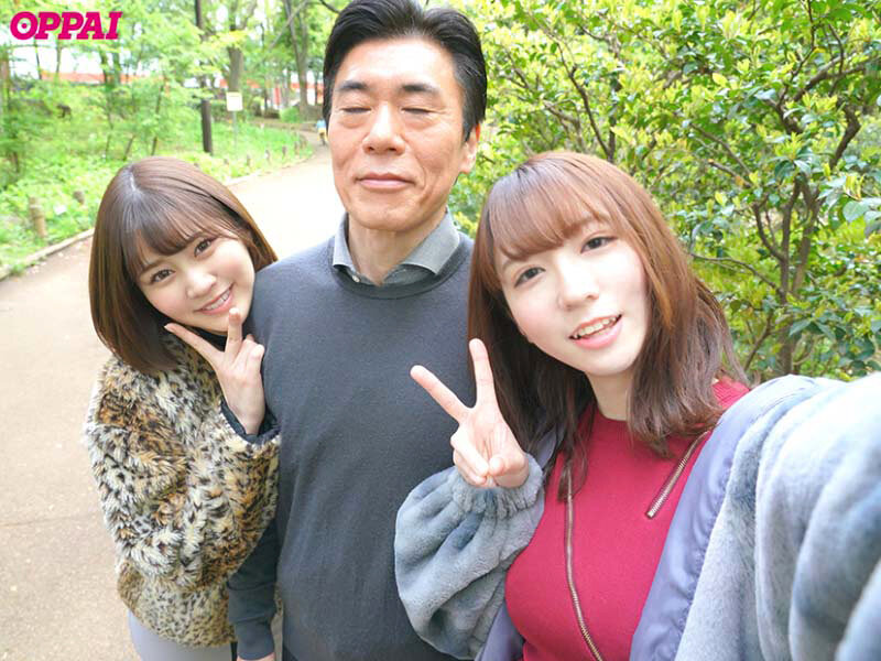 「小花のん×川北メイサが巨乳パイズリで挟み撃ち!声出し禁止ハーレム3P乱交パパ活デート」のサムネイル