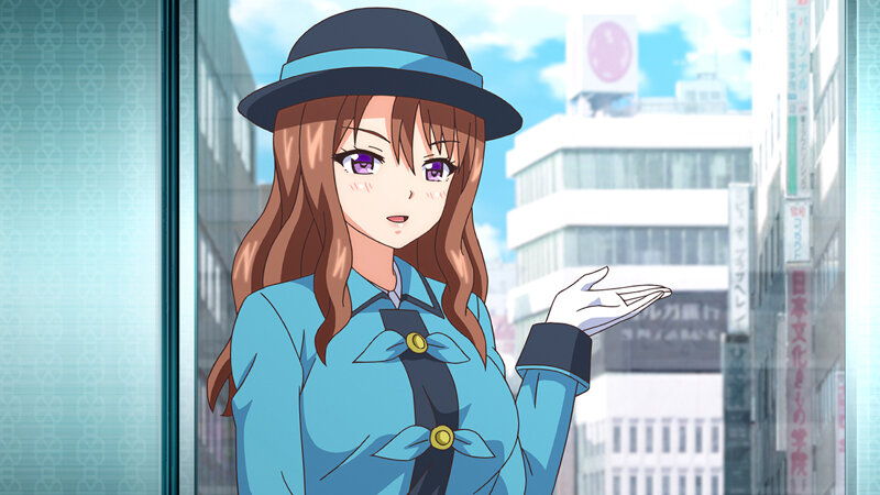 「【巨乳デパガ】ガラス張りで辱められる彩子の中出しフェラ調教～懲らしめ狂育指導～」のサンプル画像1枚目