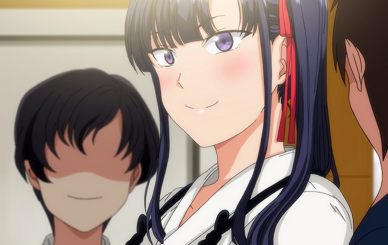 「巨乳女子校生が恥じらいながらご奉仕フェラ＆中出しされる羞恥プレイ動画」のサンプル画像2枚目