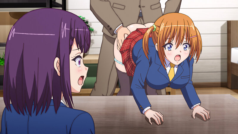 「【美少女】学生服の巨乳姉妹と3P・4P中出し体験！真冬＆愛菜の恥じらいプレイ」のサンプル画像7枚目