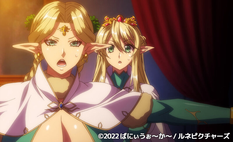 「お姫様エルフが濃厚パイズリ＆中出しで堕ちる！巨乳母娘の禁断ファンタジーアニメ」のサンプル画像12枚目
